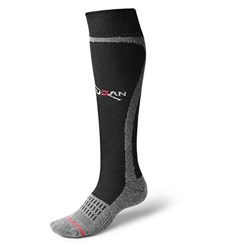 Ultimate Socks Mens Lightweight Merino Wool Ski Snowboard Performance Charcoal XL 12-14.5 Ultimate Socks Mens Lightweight Merino Wool Ski Snowboard Performance Charcoal XL 12-14.5